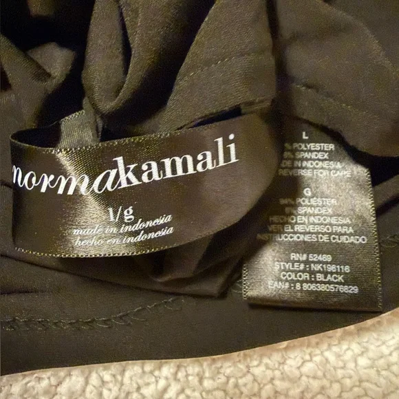 Norma Kamali Black All-In-One Multi-Wear Dress Long Sleeve Shift Skirt Strapless - Picture 4 of 16